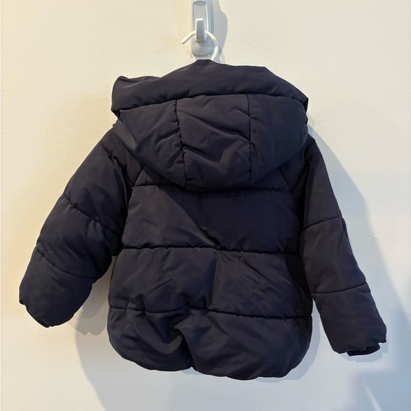Zara Dark Blue Kids Puffer Coat - Picture 2 of 3